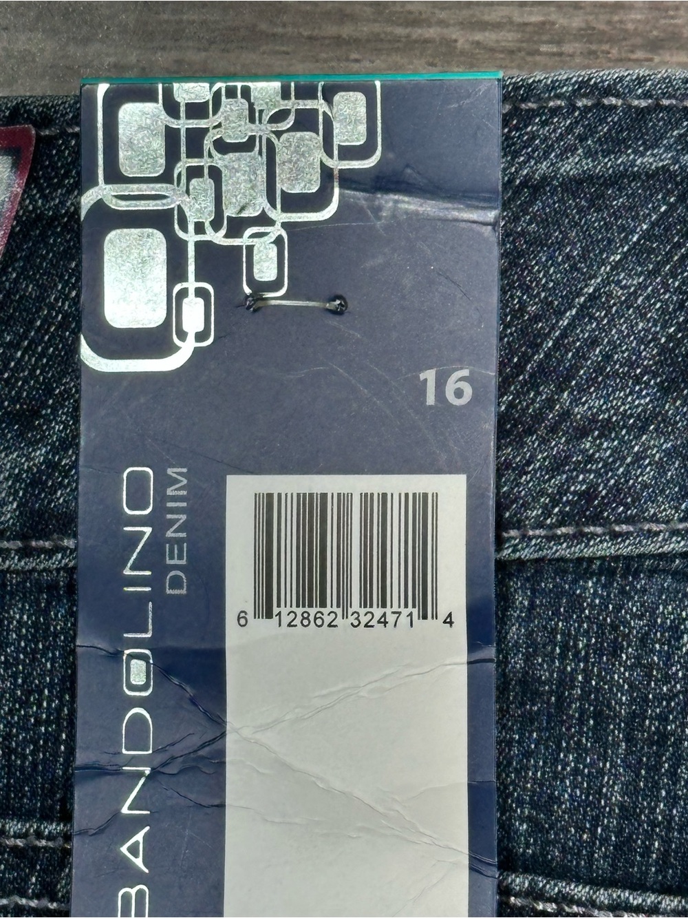 NWT BANDOLINO BOHEME Mykonos Wash Cuffed Cropped Jeans 16 - Picture 13 of 13
